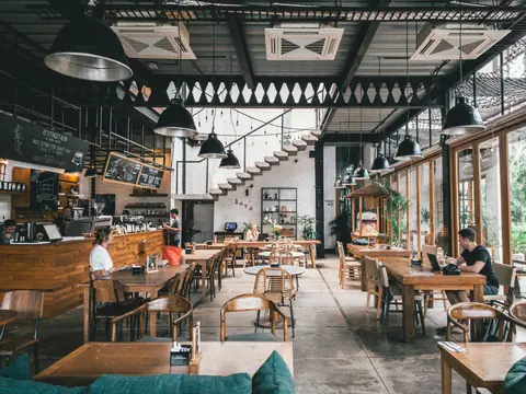 Casual restaurant interior