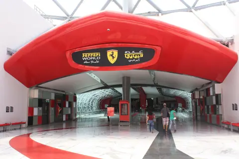 Ferrari World Abu Dhabi entrance