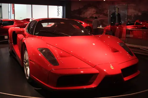Ferrari Enzo on display at Ferrari World