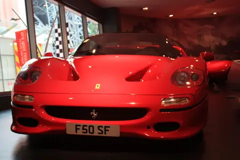 Ferrari F50 on display at Ferrari World